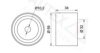 AUTEX 652052 Deflection/Guide Pulley, timing belt